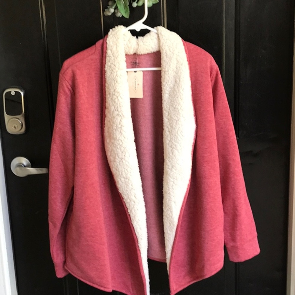Nice! New with tags!  St John’s Bay dusty rose colored jacket. Size XL